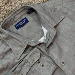 Roundtree And Yorke Long Sleeve Button Up Shirt Men’s L